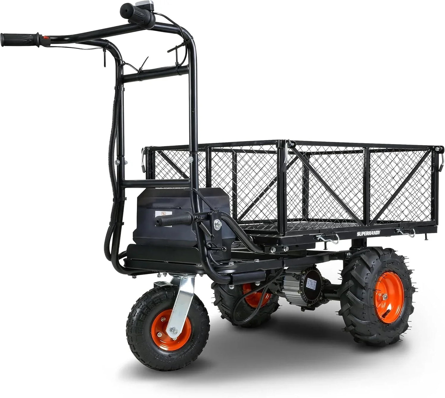SuperHandy Elektrische Schubkarre 48V (230kg Last)