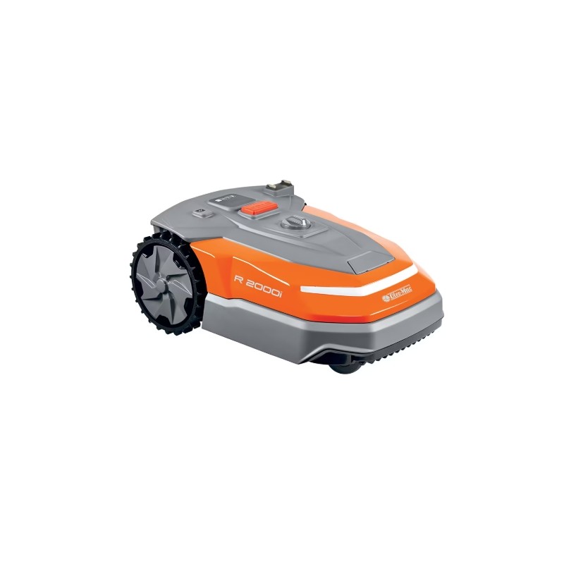 Mähroboter OLEOMAC R 2000i, Abdeckung bis zu 2000 m², 250 m Begrenzungskabel enthalten.