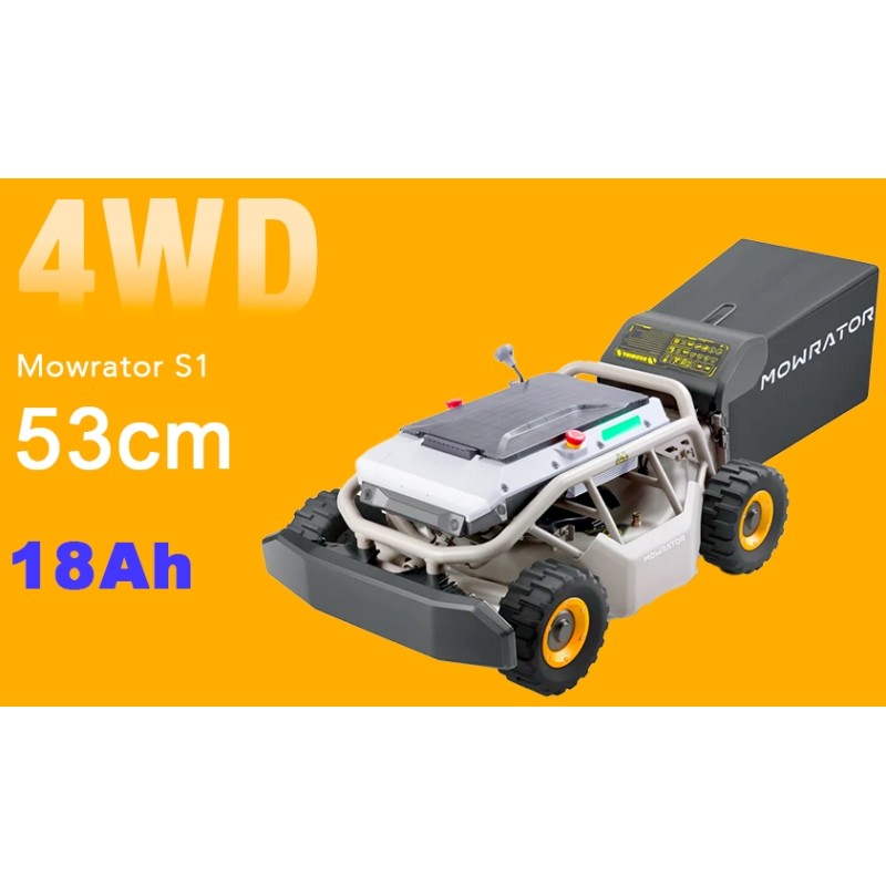 Ferngesteuerter Mähroboter MOWRATOR S1 4WD PRO, Schnittbreite 53 cm