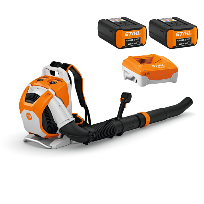 Stihl BRA 600 Akku-Rückenbläser | Kit mit 2 Akkus/Lader & 35N Leistung