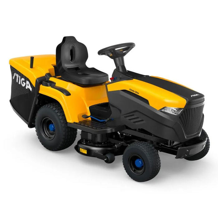 Stiga Akku-Rasentraktor Estate 384e mit 240 l Fangkorb