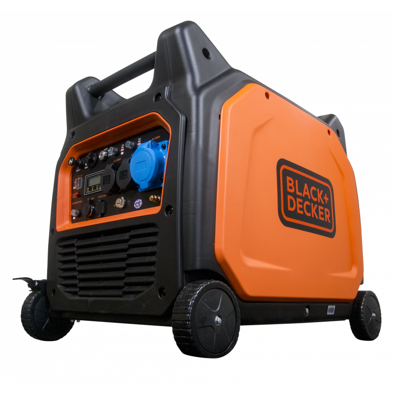 Black+Decker Inverter-Benzin-Generator BXGNi6500E – 6500 W